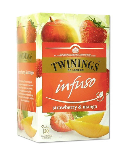 Ceai Pentru Infuzie Cu Capsuni Si Mango Twinings 20x2g