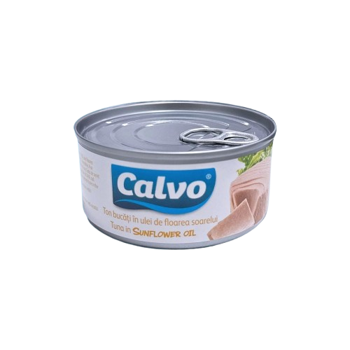 Ton Bucati In Ulei De Floarea Soarelui Calvo Salvador 160g