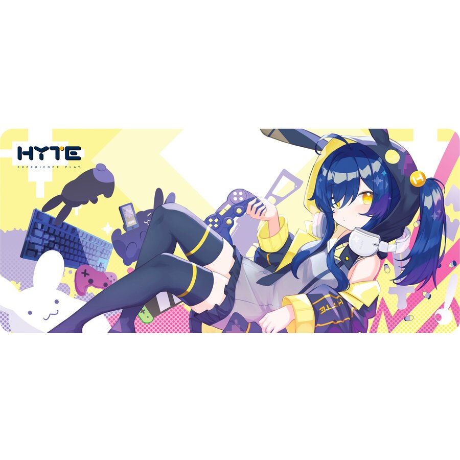 Mousepad Bunny Splash Desk Pad, Gaming Mouse Pad (Multicolor)