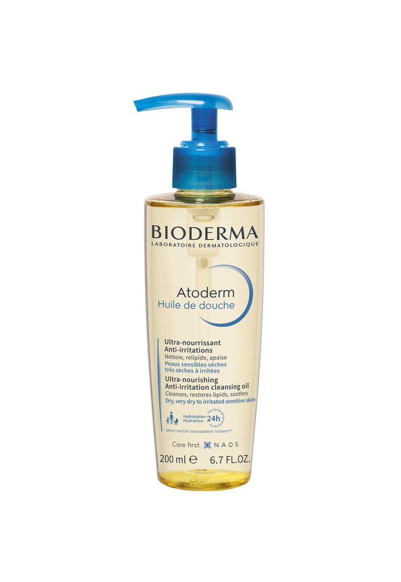 Ulei de dus  Atoderm pentru piele uscata/foarte uscata/sensibila - 200 ml
