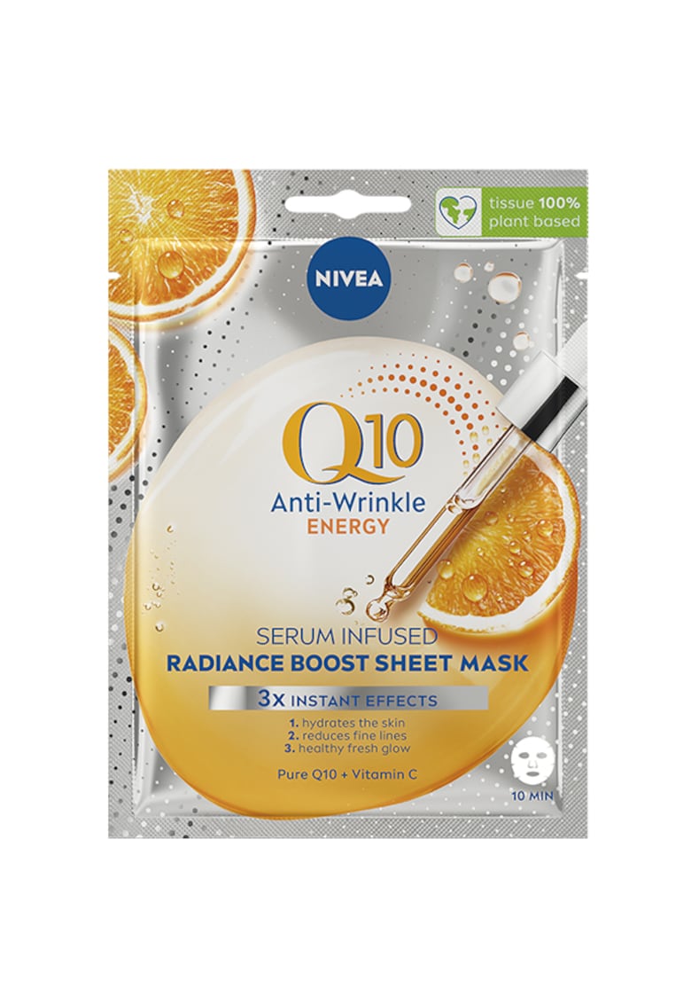 Masca servetel  Q10 cu vitamina C - 1 buc