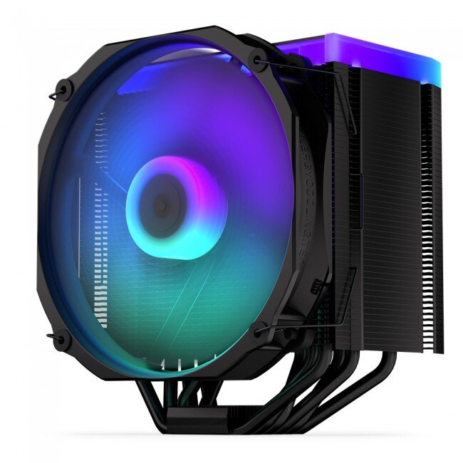 Cooler Procesor Fortis 5  ARGB  140mm FDB 12V Negru
