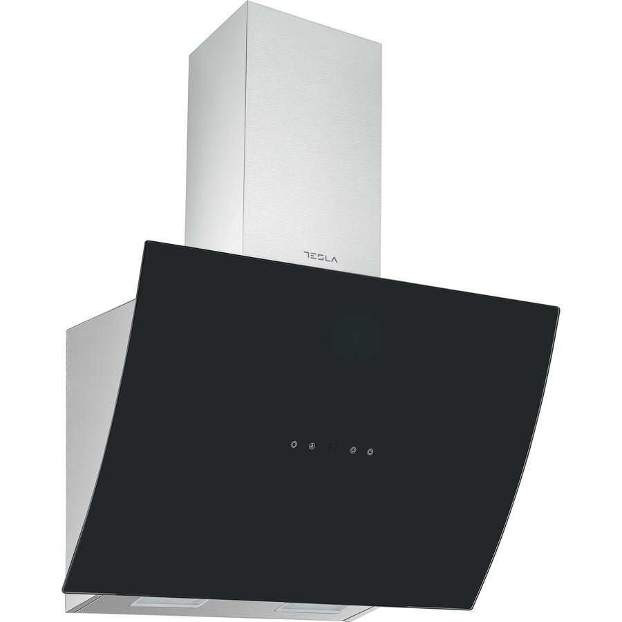 Oferte la Hota Decorativa DD600AXB 60CM 630m3/h Display LED 1 Motor 190W Sticla Inox/Negru
