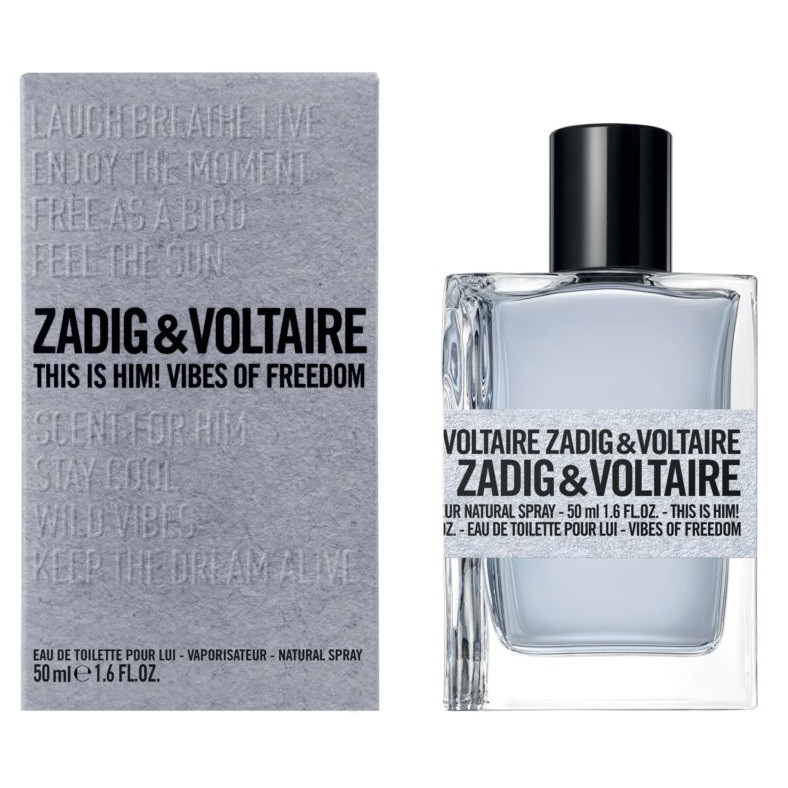 Zadig & Voltaire This is Him! Vibes of Freedom, Apa de Toaleta, Barbati (Concentratie: Apa de Toaleta, Gramaj: 100 ml Tester)