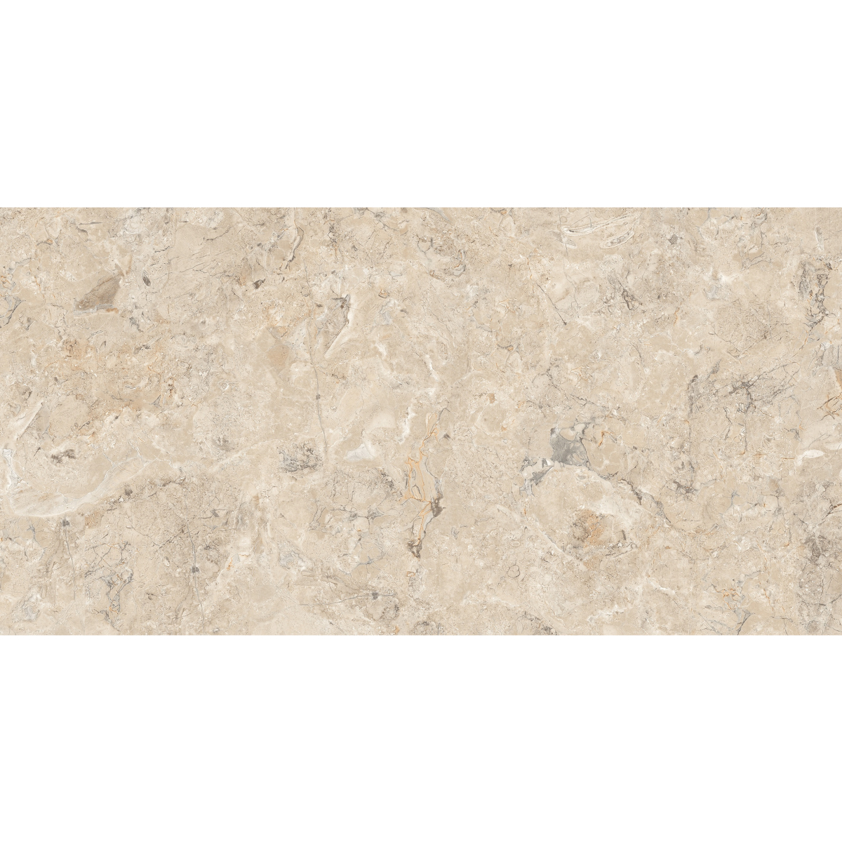 Gresie portelanata exterior/interior Bronzeto, rectificata, lucios, crem, 60 x 120 cm