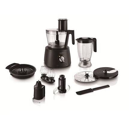 Robot de bucatarie Avance Collection HR7776/90, 1300W, bol 2.4 l, blender 1.5 l, 12 viteze + Pulse, negru