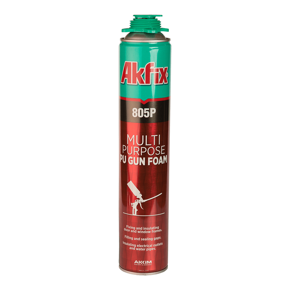Spuma poliuretanica pentru montaj Akfix 805P, aplicare cu pistol, 750 ml