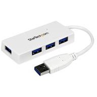 MINI USB 3.0 HUB ST4300MINU3W, 4 porturi, alb