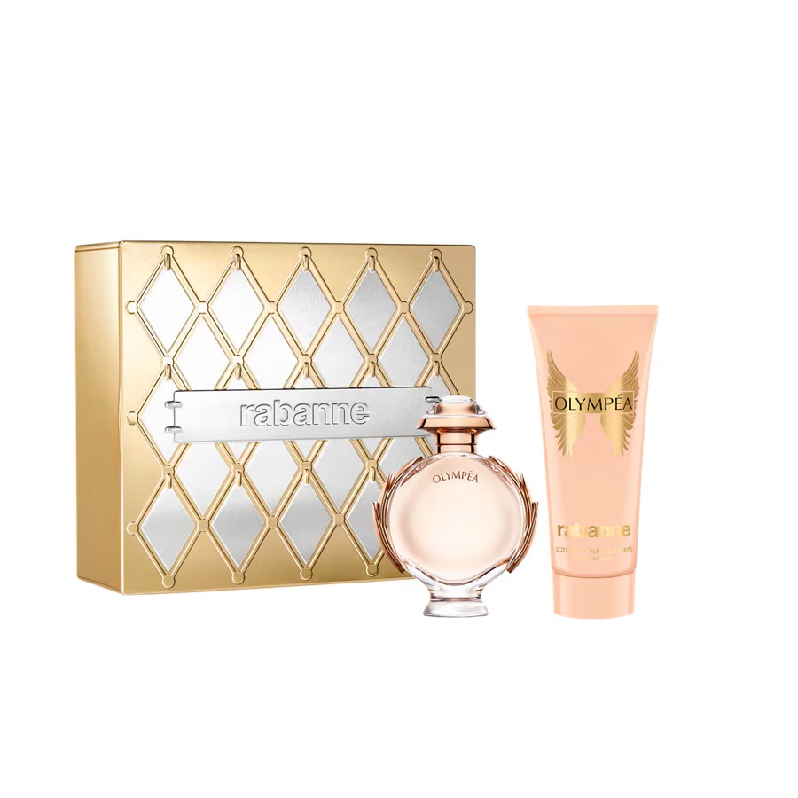 Set Cadou Paco Rabanne Olympea, Apa de Parfum, 50 ml + Lotiune de corp, 100 ml