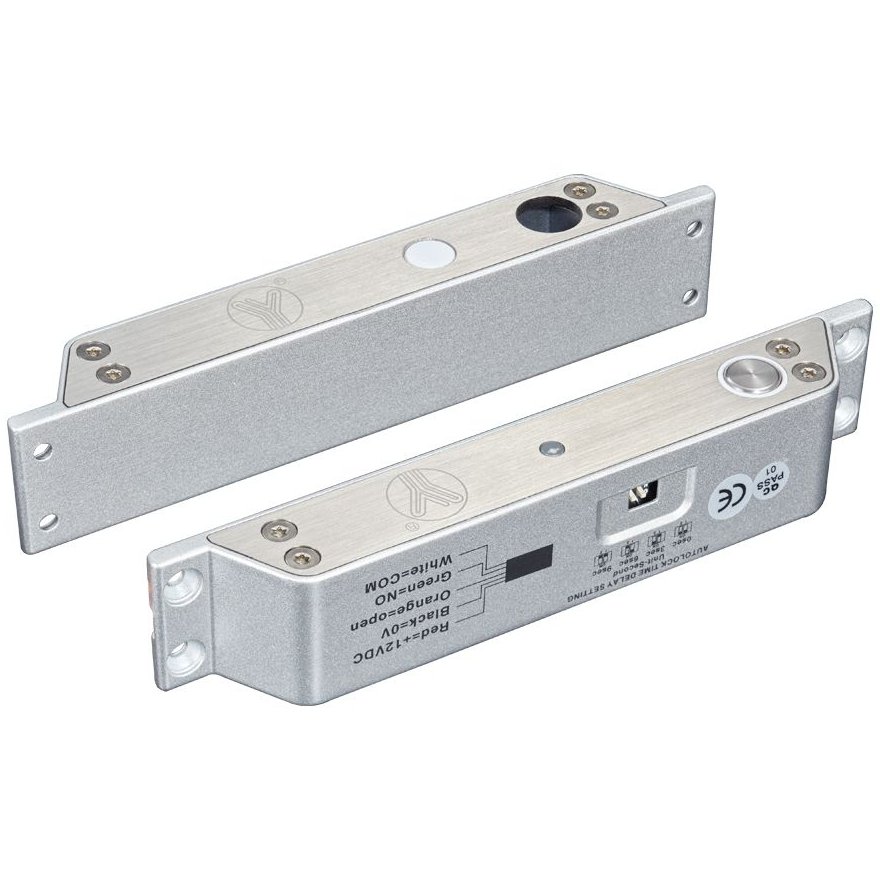 Bolt electromagnetic fail-safe Yli YB-500IN(LED) 12Vcc, temporizare