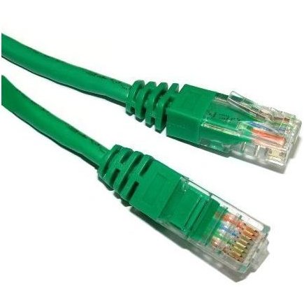 Patchcord UTP Cat5e 3m Green