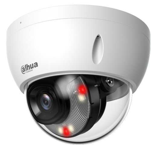 Camera IP Dahua IPC-HDBW2449E-S-IL-0280B, 4MP, lentila 2.8mm, Smart Dual Light 30m, SMD Plus, microfon, PoE, IP67, IK10