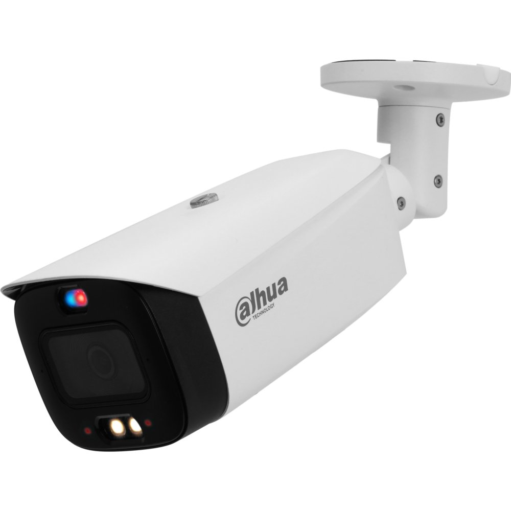 Camera IP WizSense Dahua IPC-HFW3849T1-AS-PV-0280B-PRO, 8MP, lentila 2.8mm, Smart Dual Light 30m, alarma, microfon dual, difuzor, PoE, IP67