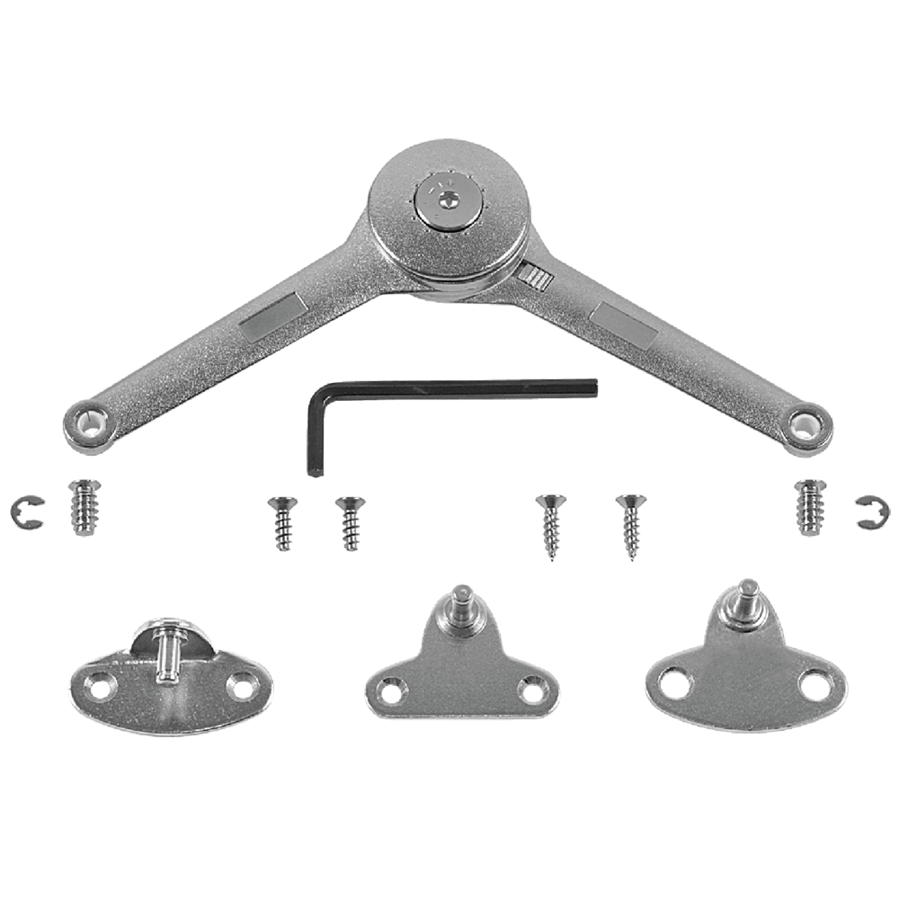 Brat articulat cu schimbare de sens Teko, zamac, crom, 46 mm