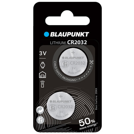 BATERIE ALCALINA CR 2032 2 BUC BLAUPUNKT