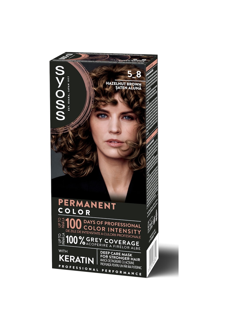 Vopsea de par permanenta  Color Baseline 115 ml - Saten aluna