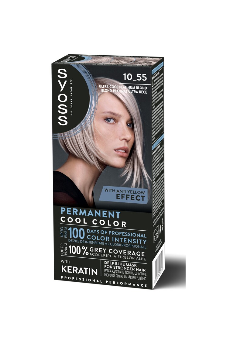 Vopsea de par permanenta  Color Baseline 115 ml - Ultra Platinum Blond