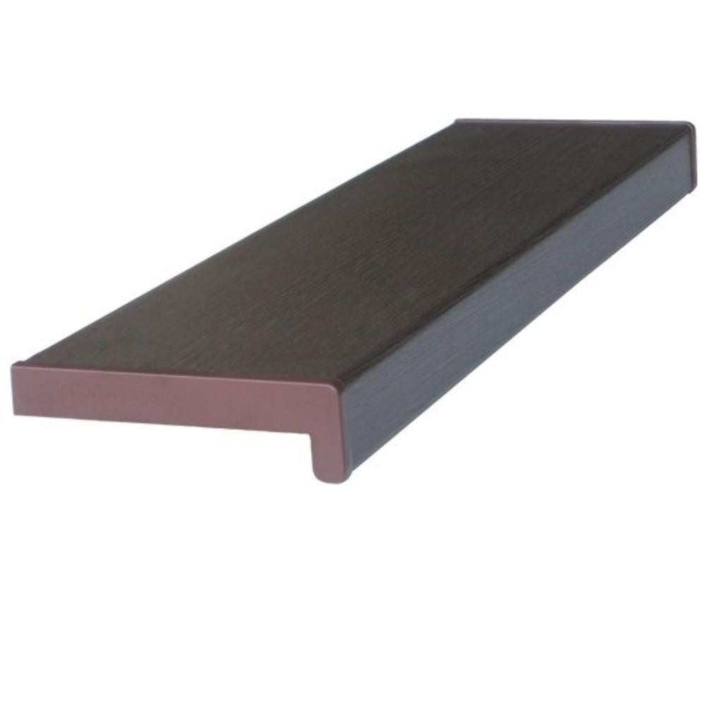 Glaf PVC pentru interior, wenge, 200 x 3000 mm
