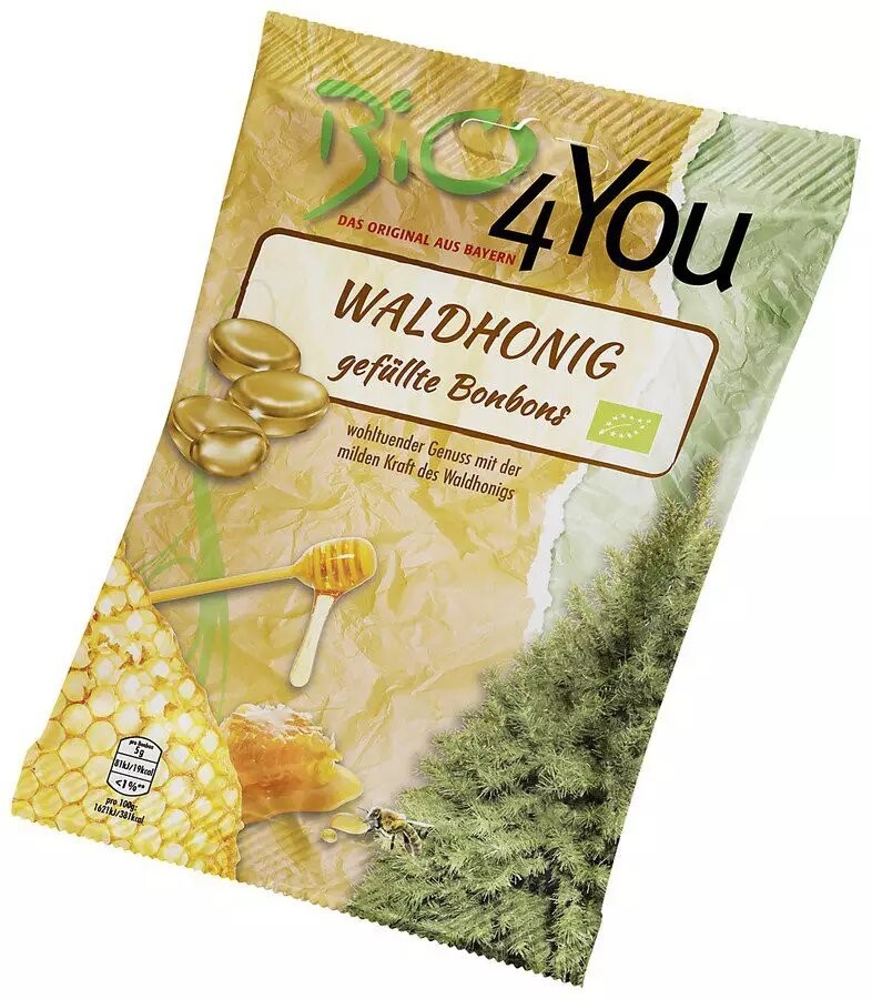 Dropsuri bio cu miere de padure, 75g Bio 4 You