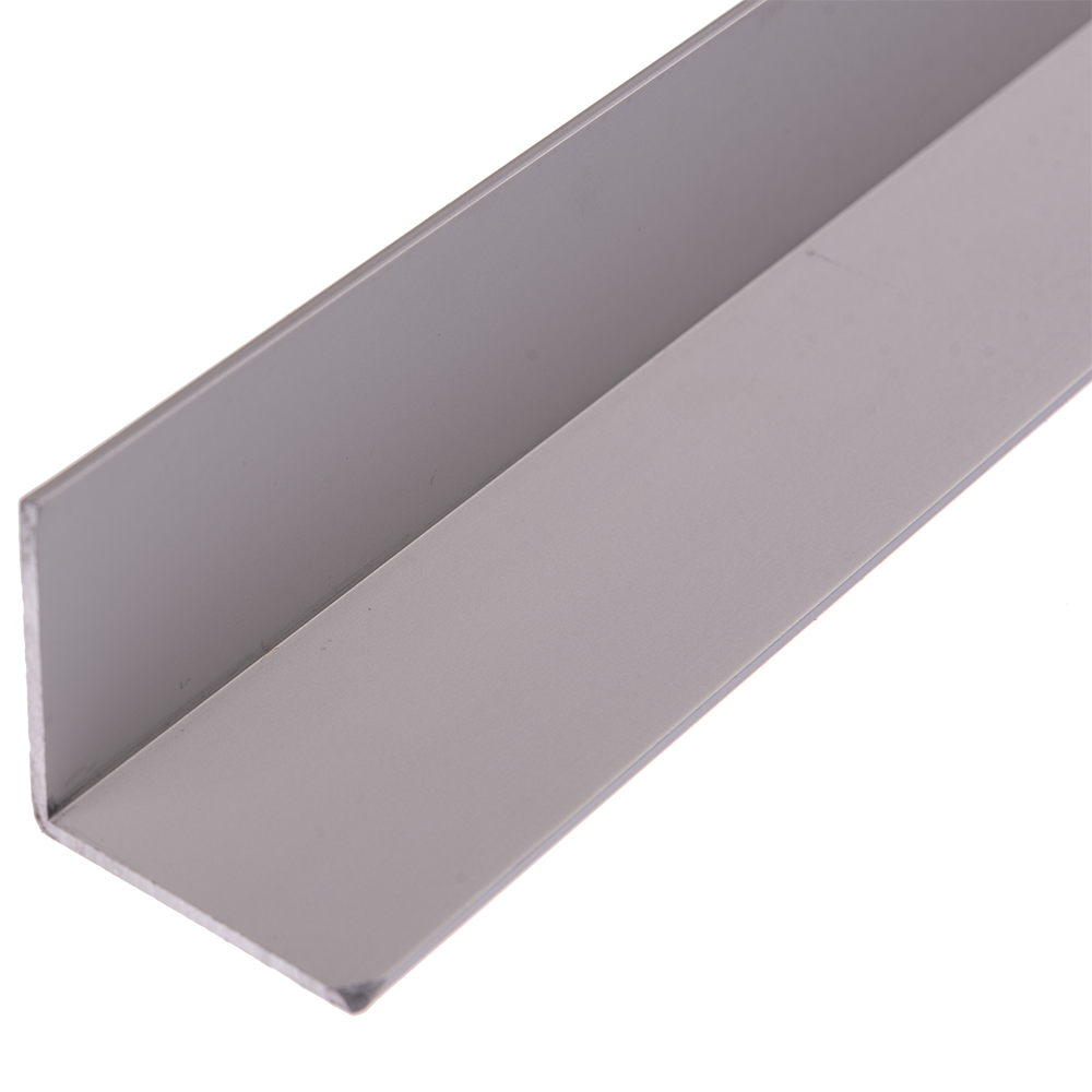 Cornier laturi egale, aluminiu, 40 x 40 x 2 mm, L 2 m