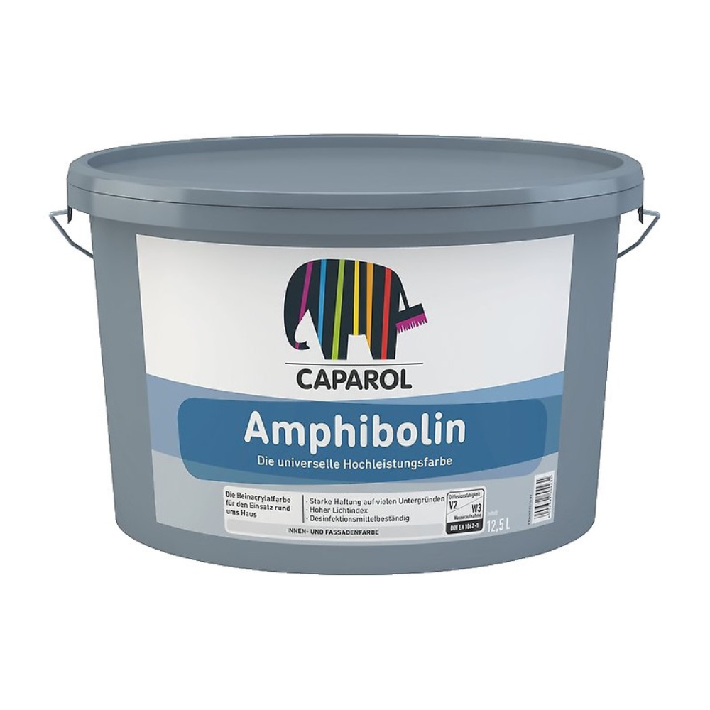 Vopsea acrilica interior/exterior Caparol Amphibolin, alb, 2.5 l