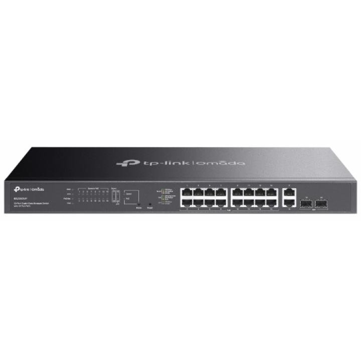 Switch Gigabit Easy Managed Omada ES220GMP cu 20 de porturi si 16 porturi PoE+