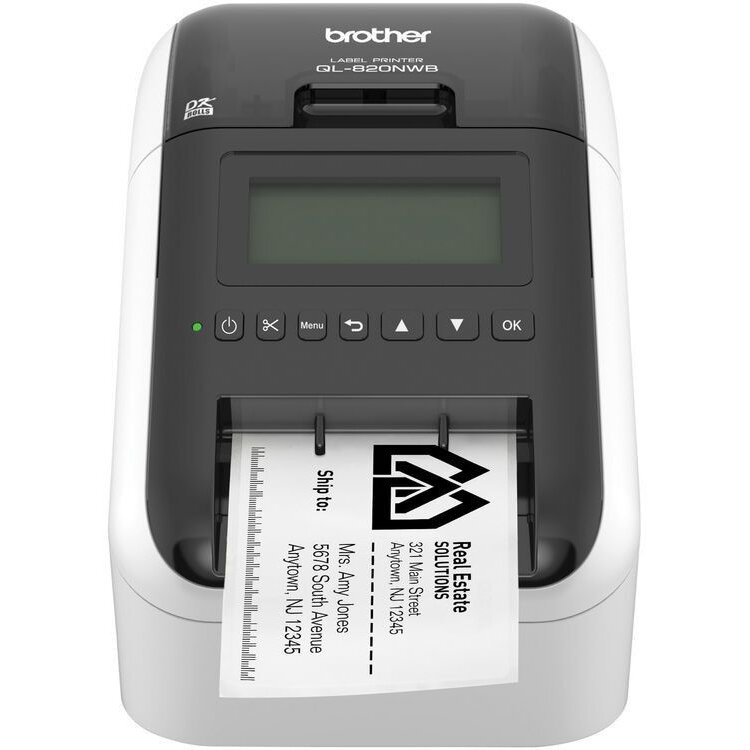 Imprimanta termica Brother QL-820NWB, Termic, Monocrom