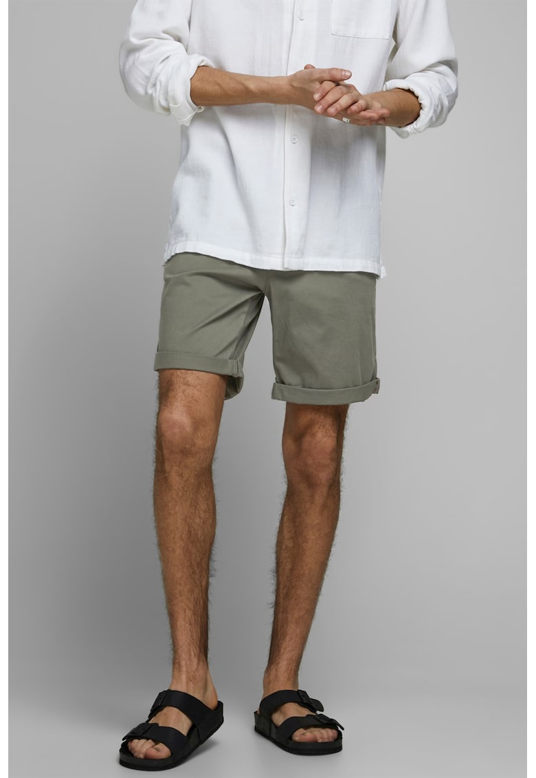 Bermude chino regular fit Bowie - Kaki