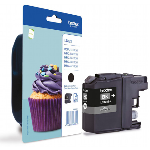 Consumabil Brother Cartus Negru LC123BK