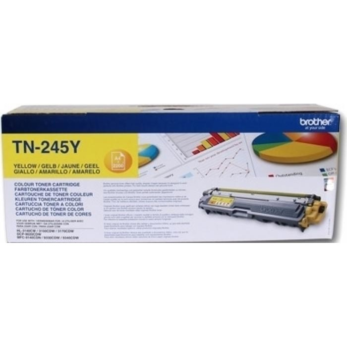 Brother TN245Y Toner yellow HL-3140CW/3170CDW, DCP-9020CDW - 2200 pagini
