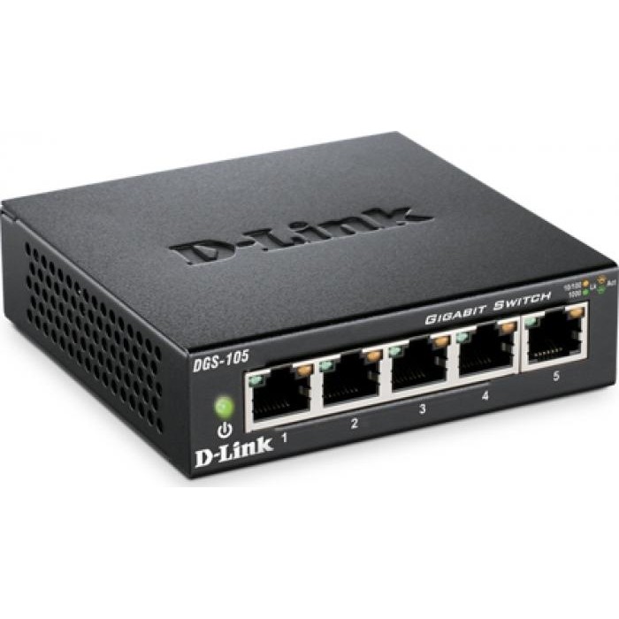 D-Link DGS-105/E 5-port 10/100/1000 Gigabites switch