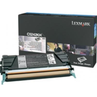 Toner Lexmark negru| return | 8000pgs | C524