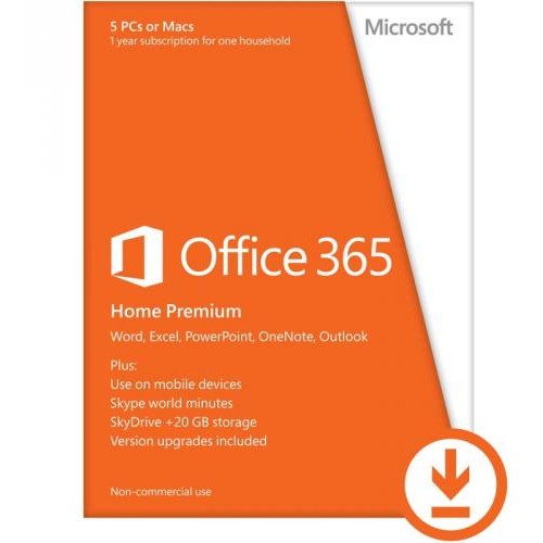 Microsoft Office 365 Home Premium 6PC 1 AN English Licenta Electronica
