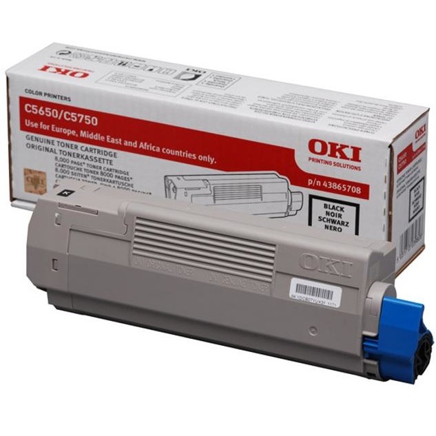 Toner OKI negru| 8000pag | C5650/C5750
