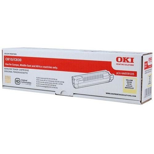 Toner OKI galben| 8000pag | C810/C830