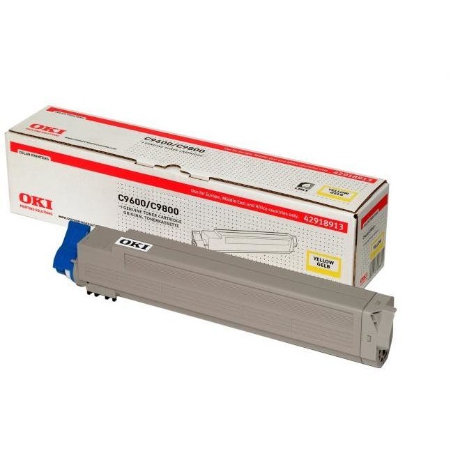 Toner OKI galben| 15000pag | C9600/9650/9800/9850