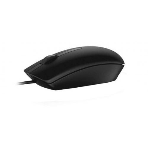 Mouse Dell MS116 USB 3-button Optical Mouse, Black, 570-AAIS