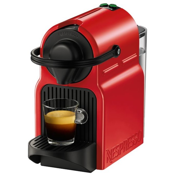 Espressor cu capsule Nespresso by Krups Inissia Red XN100510, 1260W, 19 bari, 0.7L, rosu