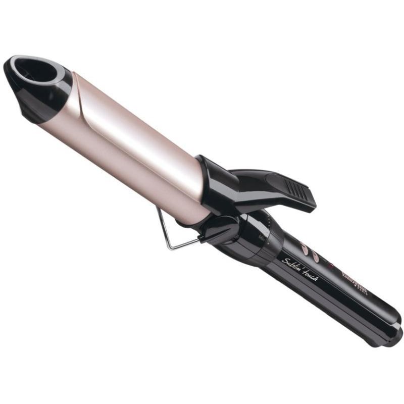 Ondulator BaByliss ProMedium C325E, 180 grade, Invelis ceramic, 25 mm, Negru