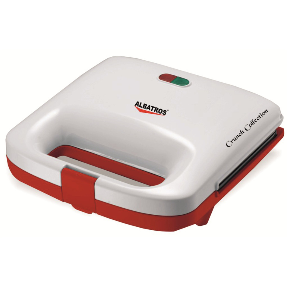 Sandwich maker Albatros S2A-750; tip grill, alb, 750 W