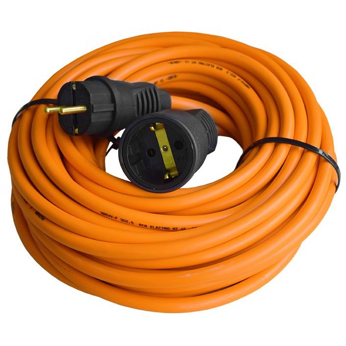 Prelungitor 1 Priza 15m Orange