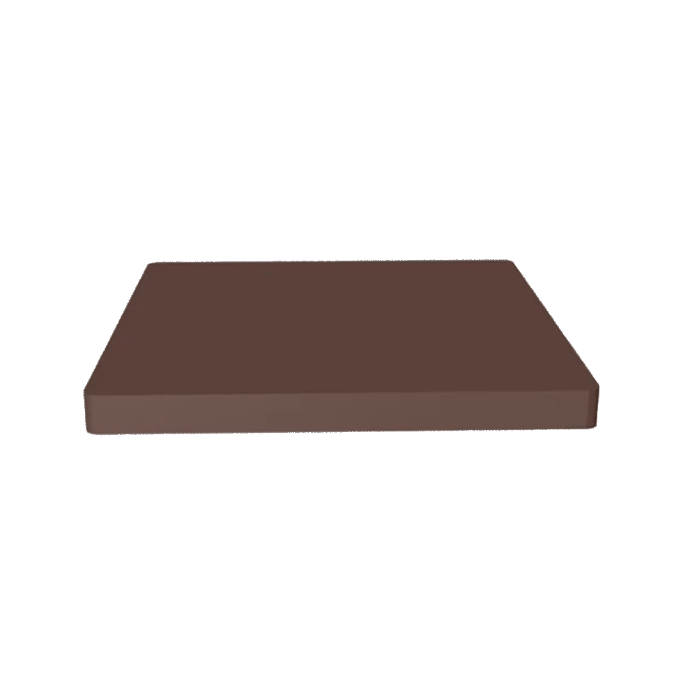 Capac pentru stalp, aluminiu, maro, 70 x 70 mm