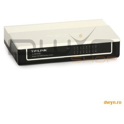 Tp-Link 16-port 10/100M Desktop Switch,16 10/100M RJ45 ports, Plastic case