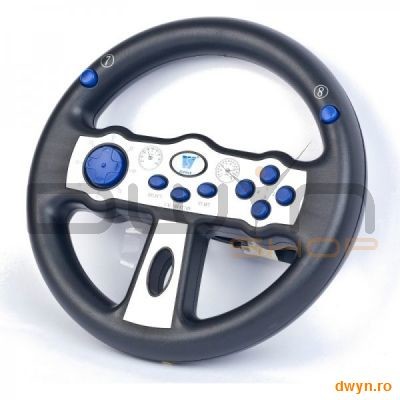 Volan Gembird STR-MS01, senzor miscare, USB dual vibration, 8 programmable action buttons and multi-