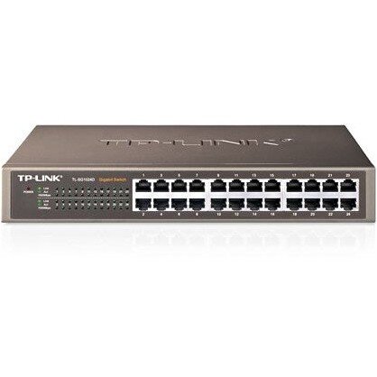 Switch 24 Port-uri 10/100/1000 Gigabit, carcasa metalica desktop/rack