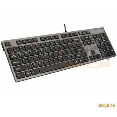 TASTATURA A4TECH KV-300H X-Key ISOLATION (silentioasa), USB, Dark Grey