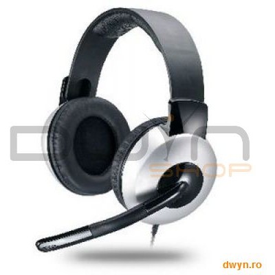 Casti Bluetooth cu efect de lumina LED, Gembird, Microfon, Negru (BHP-LED-01)