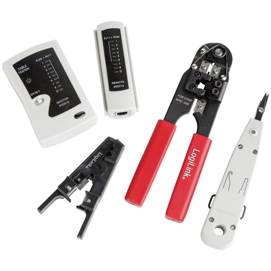 Trusa scule networking, 4 piese, Logilink 'WZ0012'
