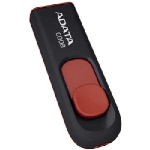 USB 2.0 16 GB ADATA C008 Black&Red 'AC008-16G-RKD'