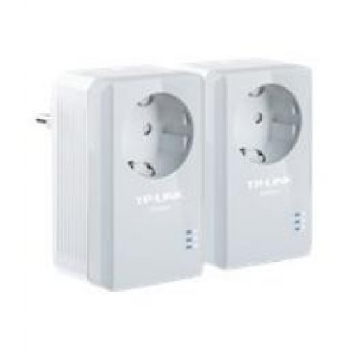 TP-Link, KIT PowerLine 500Mbps, Ultra Compact Size, HomePlug AV, Pass Through, Green Powerline, Plug